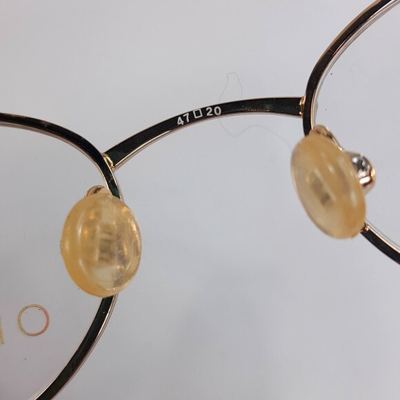 Organix Titanium 866 gold full rim eyeglasses frame 47-20-140 oval women glasses main image 7